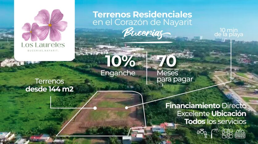 Terrenos en venta en Bucerías Riviera Nayarit